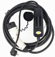 Ladekabel f&uuml;r Elektroautos mit SchuKo-Stecker auf Typ 2 Mode2 230V 13A 1-Phasen