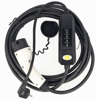 AccuCell Ersatz- oder Zweitladekabel 3,7kw Typ 2 Mode 2 mit Schuko (S050S08DP2)