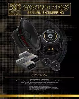 Ground Zero GZC 165-30A 2-Wege Komponenten-Lautsprechersystem 16,5cm (GZC 165-30A)