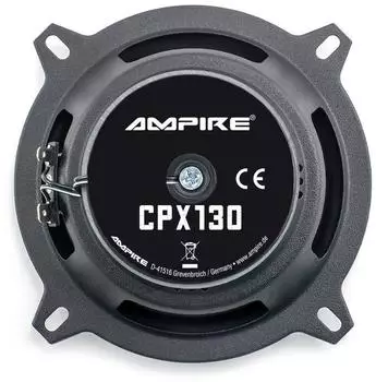 Ampire CPX130 Koaxial-Lautsprecher 13cm, 16mm Seidenkalotte (CPX130)