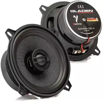 Gladen Gamma 130-X 13cm Koaxiallautsprecher Auto (130-X)