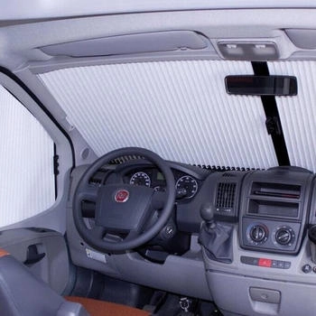 Remimobil REMIfront III Verdunklung für Mercedes Sprinter Bj. 2006-2018 mit abgewinkeltem Spiegelfuß (10023924)