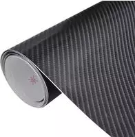 vidaXL Autofolien 2 Stk. 4D Schwarz 100x150 cm
