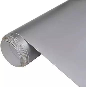 vidaXL Auto-Vinylfolie, matt silber, 100x150cm + 50x150cm (210706)