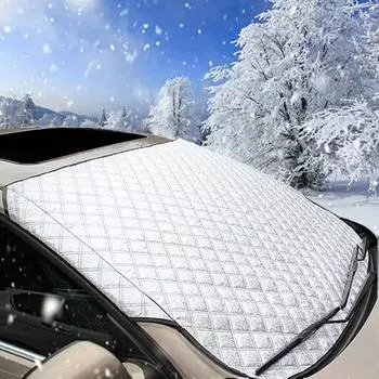 LuxusKollektion Frontscheibenabdeckung faltbar, Sonnenschutz/Frostschutz 150x100cm