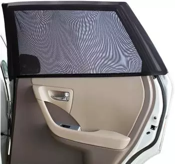 LuxusKollektion Auto-Sonnenschutz für Kinder, 2er-Set, dehnbar & atmungsaktiv