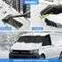 LuxusKollektion Windschutzscheibenabdeckung für VW T6, 600D Oxford, UV-Schutz, schwarz