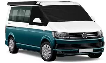 LuxusKollektion Windschutzscheibenabdeckung VW T5, 600D Oxford, schwarz