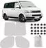 LuxusKollektion Sonnenschutz-Set Frontscheibe & Seitenscheiben für VW T5/T6, 3-teilig