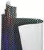 LuxusKollektion Autofolie Carbon schwarz-silber, Holo-Regenbogeneffekt, 30x152cm
