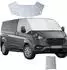 LuxusKollektion Frontscheibenabdeckung Ford Transit Custom 2012-2022, thermo, silber