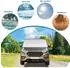 LuxusKollektion Frontscheibenabdeckung Ford Transit Custom 2012-2022, thermo, silber