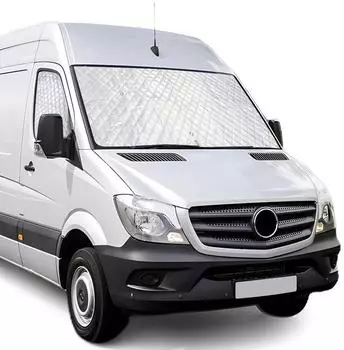 MRWiZMS Frontscheibenabdeckung Sprinter (2006&ndash;2018), 600D Oxford, lichtdicht UV- & frostbest&auml;ndig