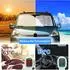 LuxusKollektion Frontscheiben-Sonnenschutz für Citroën Berlingo 2008-2018, 3-teilig, faltbar mit Tasche