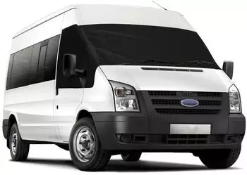LuxusKollektion Frontscheibenabdeckung Transit MK7 Low/Mid-Top, schwarz (2006-2013)