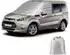 LuxusKollektion Windschutzscheibenabdeckung für Ford Transit Connect 2012-2021, Oxford 600D, silber