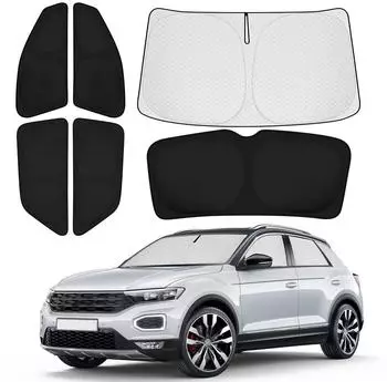 LuxusKollektion VW T-Roc (2018-2024) Sonnenschutz-Set, 6-teilig