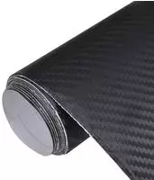 vidaXL Autofolie 3D Schwarz 100x150 cm