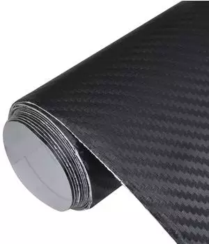 vidaXL Autofolie 3D schwarz 100x150cm (210714)