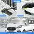 LuxusKollektion Frontscheibenabdeckung für Ford Transit Custom 2012-2022, silber, UV-Schutz, 100% verdunkelnd