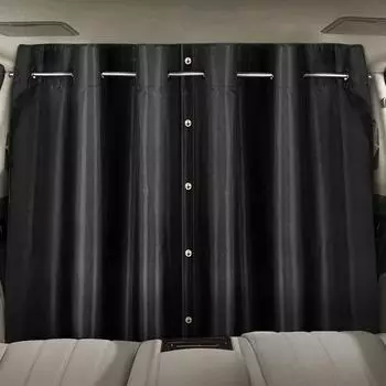 LuxusKollektion Auto-Sichtschutzvorhang Verdunkelung Oxford-Stoff 190x128cm