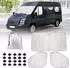 LuxusKollektion Windschutzscheiben-Sonnenschutz 3-teilig für Ford Transit Van MK8 (2014-2024)