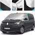 LuxusKollektion Windschutzscheibenabdeckung für VW T7, silber, UV-Schutz, 100% verdunkelnd