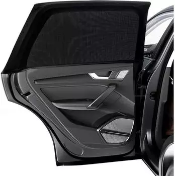 LuxusKollektion Sonnenschutz Auto Baby/Kinder, dehnbar, UV-Schutz, 2er Pack