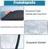 LuxusKollektion Frontscheibenabdeckung 230x128cm UV-Schutz, Frost- & Hitzeschutz