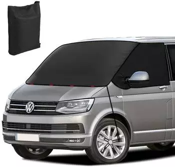LuxusKollektion Windschutzscheibenabdeckung f&uuml;r VW T5/T6, 600D Oxford, wasserdicht, UV-Schutz