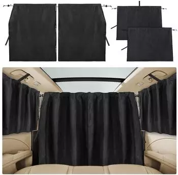 LuxusKollektion Auto-Vorhang Sichtschutz Verdunkelung 3er-Set 180x110cm