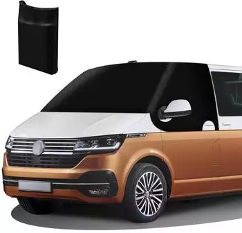 LuxusKollektion Windschutzscheibenabdeckung VW T6, 600D Oxford, wasserdicht, schwarz