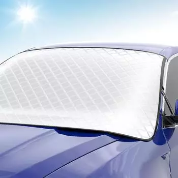 LuxusKollektion Windschutzscheibenabdeckung 4-lagig mit Magneten 183x116cm