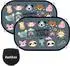 LuxusKollektion Sonnenschutz Baby UV 98% 51x31cm Tiermotive 2er Set