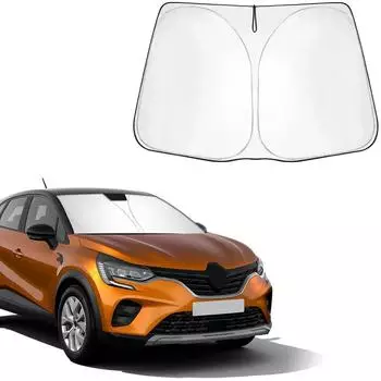 LuxusKollektion Sonnenschutz Windschutzscheibe faltbar, UV-Schutz f&uuml;r Renault Captur I & II