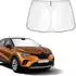 LuxusKollektion Sonnenschutz Windschutzscheibe faltbar, UV-Schutz für Renault Captur I & II