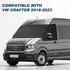 LuxusKollektion Windschutzscheibenabdeckung 600D Oxford für VW Crafter Grand California 2018-2023
