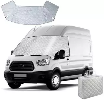 LuxusKollektion Frontscheibenabdeckung f&uuml;r Ford Transit Van MK7 (2006-2013), Baumwollfutter, wasserdicht