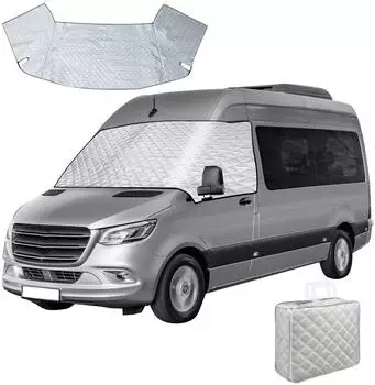 LuxusKollektion Frontscheibenabdeckung Sprinter 2019-2025, 2-lagig, wasserdicht, Magnet