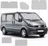 LuxusKollektion Wohnmobil Sonnenschutz-Set für Renault Trafic LWB 2015-2024, 8-teilig