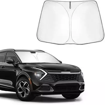 LuxusKollektion Frontscheiben-Sonnenschutz f&uuml;r Kia Sportage NQ5/QL, faltbar, UV-Schutz