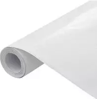 vidaXL Autofolie 4D Wei&szlig; 100x150 cm