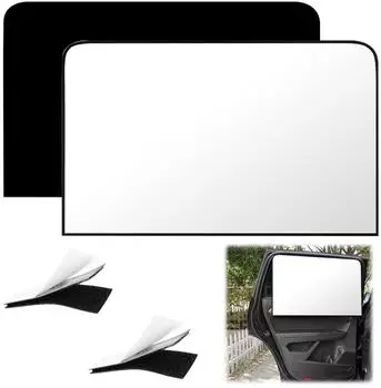 LuxusKollektion Magnetischer Sonnenschutz Auto 80x50cm UV- & Hitzeschutz, 2 St&uuml;ck