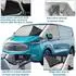 LuxusKollektion Frontscheibenabdeckung für Ford Transit Custom 2012-2022, abnehmbar, ganzjährig