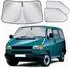 LuxusKollektion Frontscheiben-Sonnenschutz VW T4 3-teilig, silber, UV-Schutz
