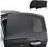 LuxusKollektion Auto-Sonnenschutz Netz, universal, dehnbar, schwarz, 2er-Set