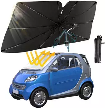 LuxusKollektion Sonnenschutz Frontscheibe 130x75cm faltbar 360° UPF 50+