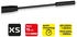Heyner ® Premium Antennen-Ersatzstab Aluminium schwarz 15cm