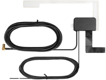Option DAB+ Scheibenklebeantenne für DAB Empfang für alle Geräte mit SMB-Anschlüsse