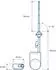 Blaupunkt Autojet 25 Motorantenne silber 12V, 1,4m Kabel (2006025000000)